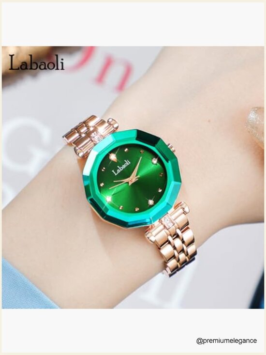 Women\'s Rose Gold Stainless Steel Crystal Watch - Quartz Water Resistant main image 7